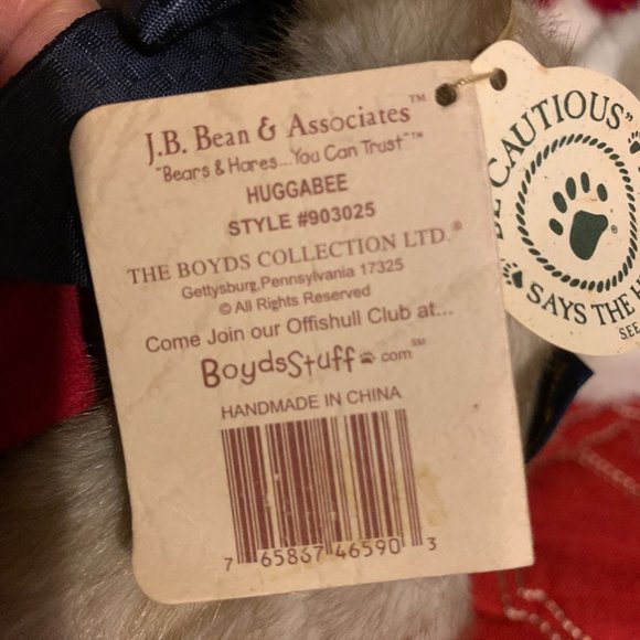 Two Bears BOYD'S BEAR COLLECTION Gen-yoo-wine PLUSH STUFFED ANIMAL - Picture 6 of 13